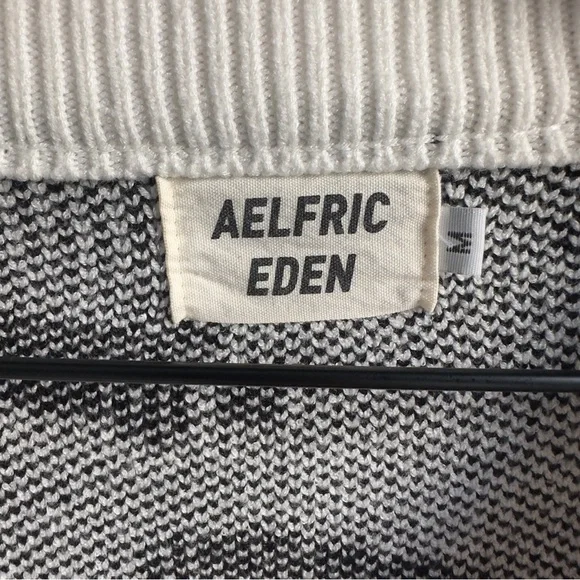 Cow Print Sweater - Black and White - Picture 2 of 3